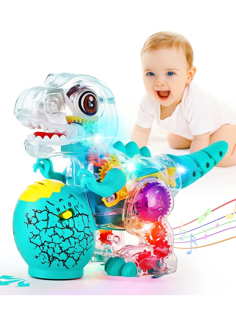 Dinosaur Toys for Kids Crawling Toys with Musical Light Interactive Toy Toddlers Toys or 0-6 6-18 Months Infant 1 Year Old Boys Girls Birthday Gifts
