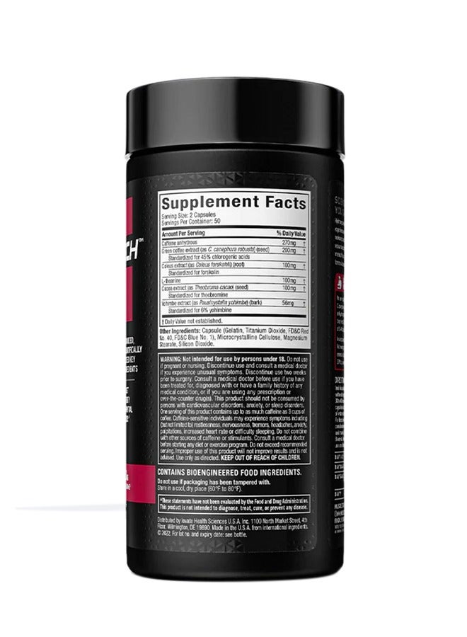 MuscleTech Hydroxycut Hardcore Elite 110 Rapid Release thermo caps