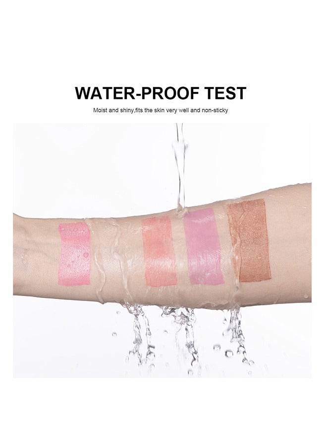 Hydrating Glow Blush -Cheeks & Lips and Eyes, 3  in 1 Creamy blush,Moisturizing and Delicate Long Lasting Makeup Retention#03