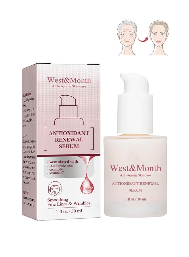 Anti-Aging Antioxidant Renewal Serum 30ml,Has The Effect Of Tightening The Skin, Reducing Fine Lines, Restoring Skin Elasticity, And Preventing Aging 30ML