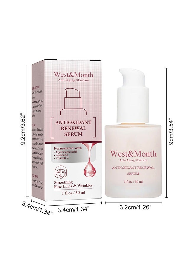 Anti-Aging Antioxidant Renewal Serum 30ml,Has The Effect Of Tightening The Skin, Reducing Fine Lines, Restoring Skin Elasticity, And Preventing Aging 30ML