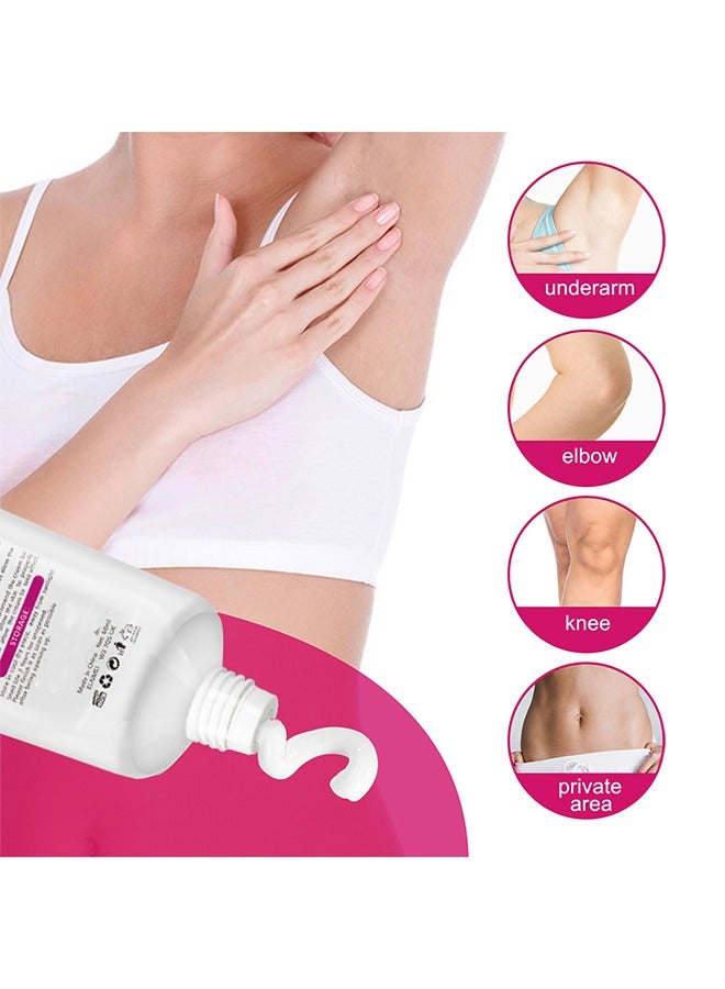 Whitening Cream, For Body, Intimate Areas, Underarms, Armpit, Knees, Legs, Elbows And Inner Thigh, Dark Spot Corrector Skin Lightening Cream 60ml