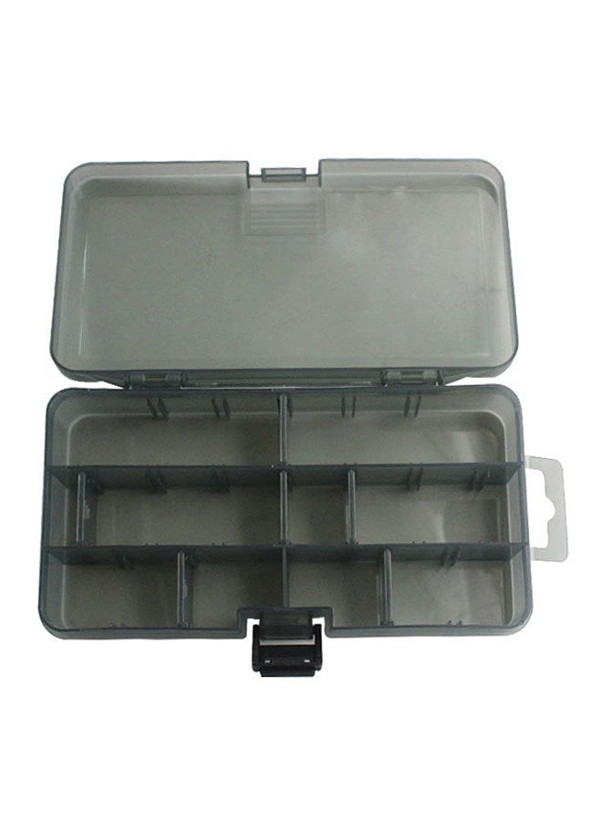 Plastic Fishing Tackle Box Fishing Lure Storage Case Fishing Bait Storage Organizer with Removable Dividers