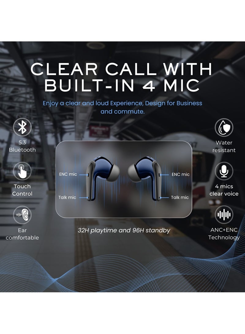 L10 Wireless Earbuds Noise Cancellation (ANC) +(ENC