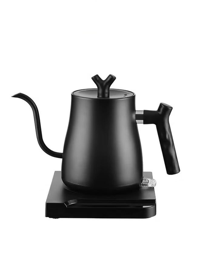 Gooseneck Electric Kettle Stainless Steel Liner 1000w Power 1l Large Capacity Boiling Kettle