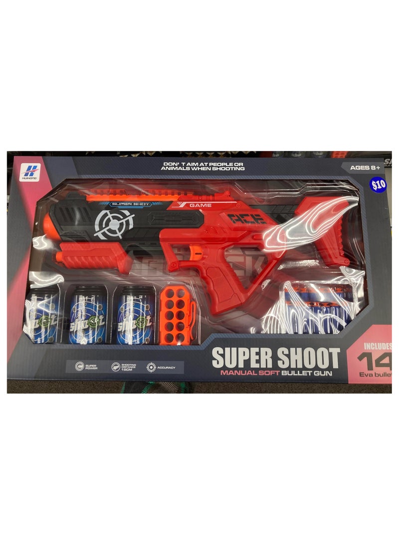 Super Shoot Manual Soft Bullet Gun