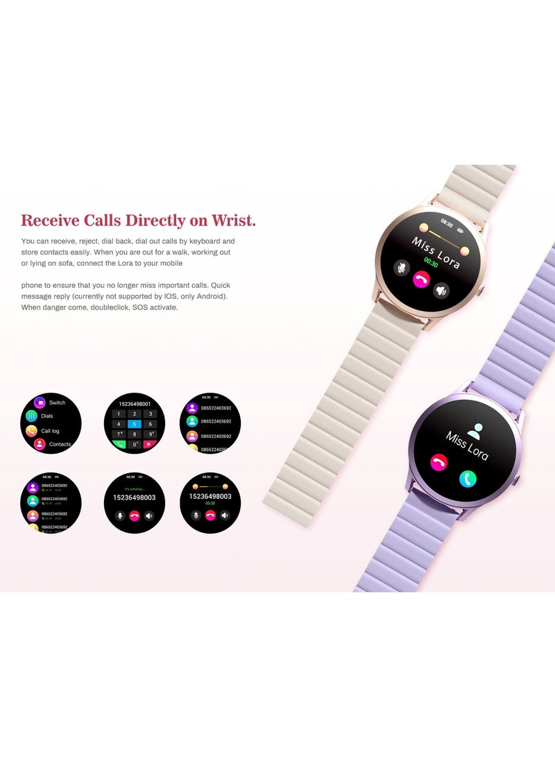 Kieslect Lora Calling Smart Watch - gold