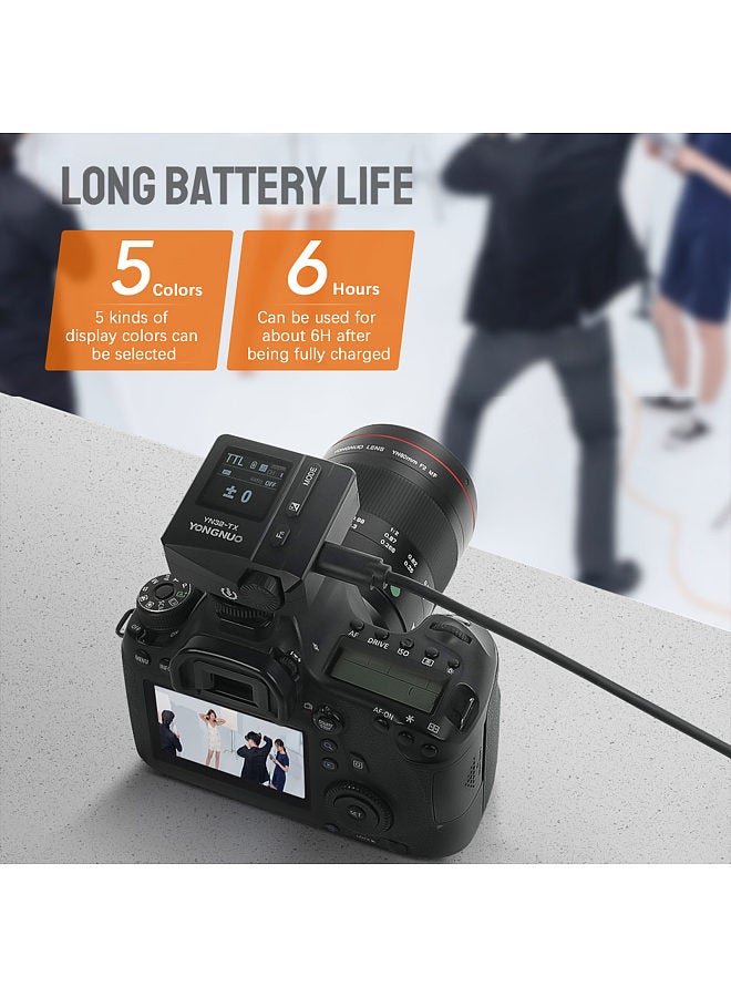 YN32-TX TTL Wireless Flash Trigger 2.4G Flash Transmitter Built-in Battery Multiple Flash Modes with USB Port Replacement for Sony Camera with MI Hot Shoe for YN685/ YN560 II/ YN650EX