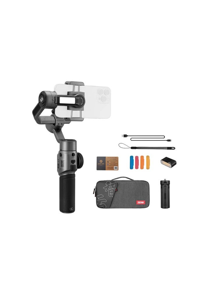 ZHIYUN SMOOTH 5S COMBO GIMBAL 3-AXIS HANDHELD SMARTPHONE STABILIZER (GREY)