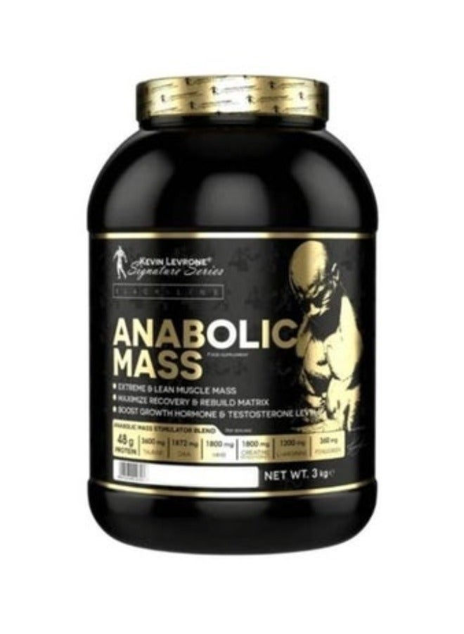 Anabolic Mass, Pro Muscle Building Weight Gainer, Cookies&Cream, 3kg