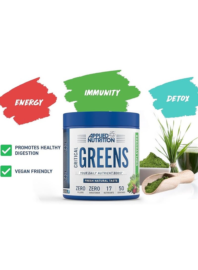 Critical Greens 250G Unflavored 50 Serving