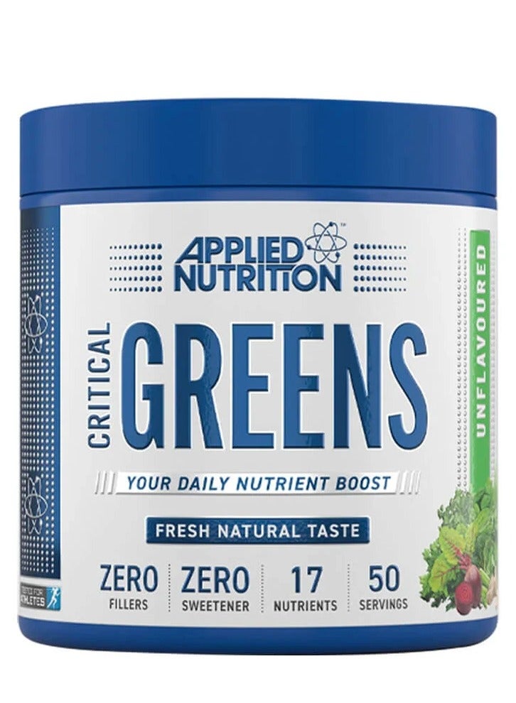 Critical Greens 250G Unflavored 50 Serving