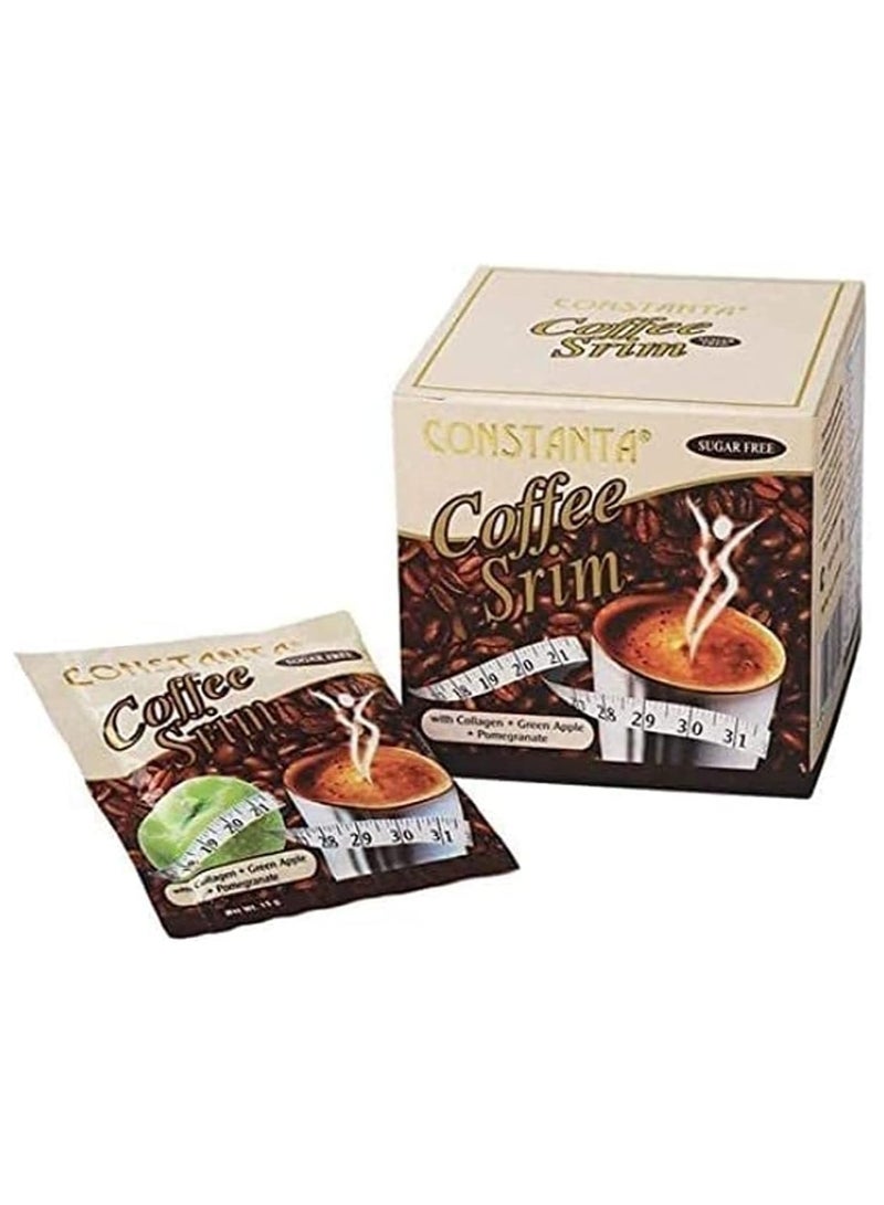 Coffee Body Srim Sugar Free, 4 box 48 sachets of 15 gm