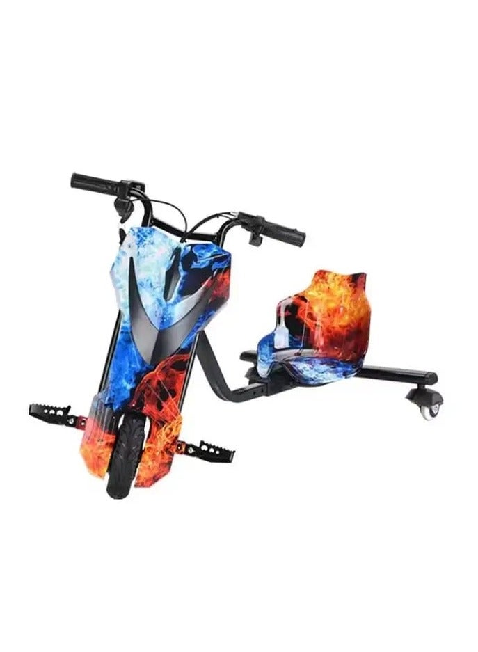 36V Electric Drifting Scooter with Bluetooth  Blue Fire Edition