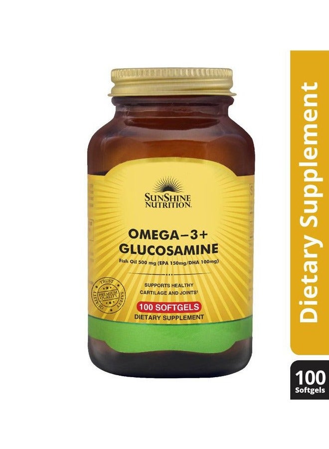 Omega-3 + Glucosamine Fish Oil 500 mg: Dual Support for Healthy Joints and Cartilage