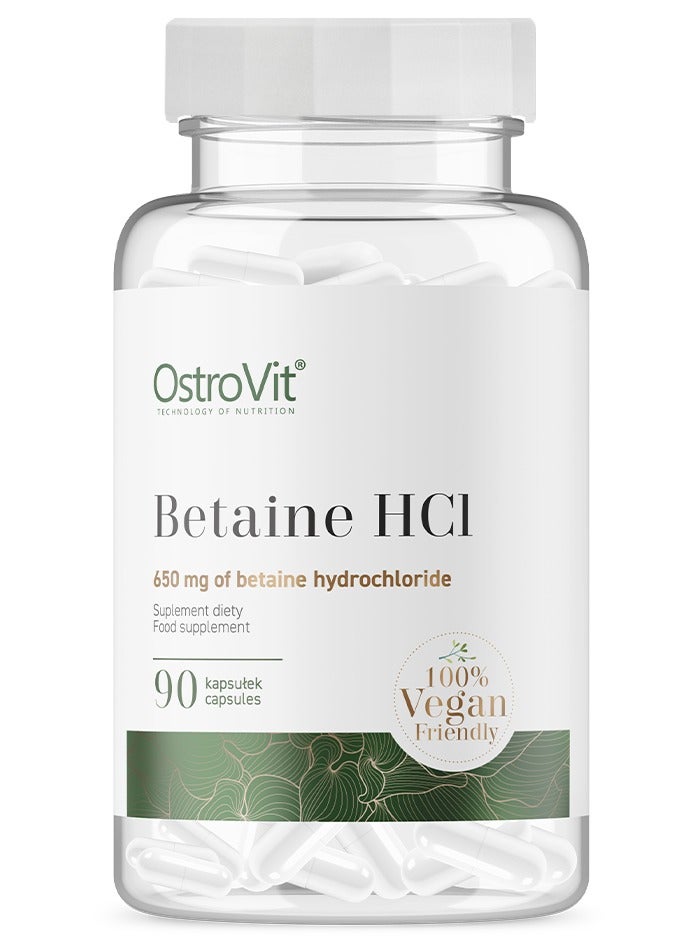 OstroVit Betaine HCL Vege 90 Capsules 90 Serving