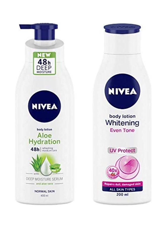 Aloe Hydration And  Whitening Even Tone UV Protect Body Lotion 200ml
