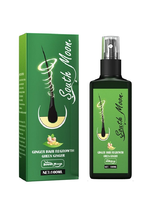 Green Ginger Hair Regrowth , Hair Loss Treatments Spray, Aids against Hair-thining, Hair Regrowth Treatment-100ML