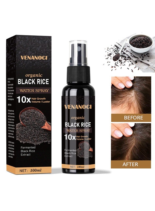 Hair Growth Serum, Rice Water Spray For Damaged Dry Hair Treatment, For Women And Men Treatment For Hair Loss, Damaged Dry Hair, Hair Regrowth For Thicker Longer Fuller Hair 100ml