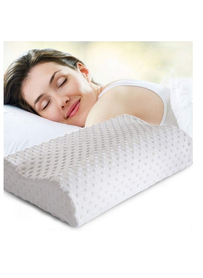 Memory Foam Neck Support for Relaxing Cervical Relief Ultimate Comfort Dream Pillow
