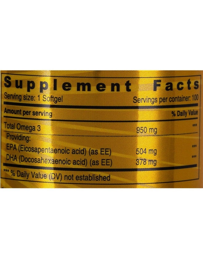 Ultra Concentrated Omega-3 950 mg EPA & DHA: Essential Support for Heart Health