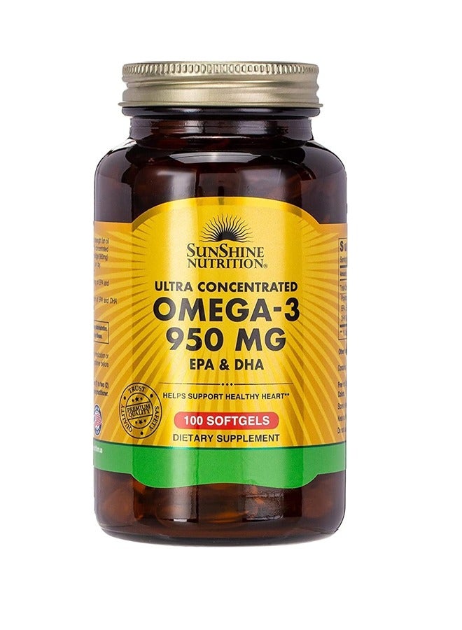 Ultra Concentrated Omega-3 950 mg EPA & DHA: Essential Support for Heart Health