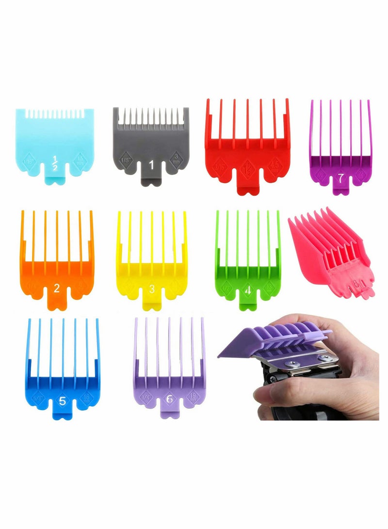 Hair Clipper Limit Guide Combs Replacement Guards Set Attachment Guide Combs Compatible with Many Wahl Clippers and Trimmers,Hair Clipper Limit Comb Guide