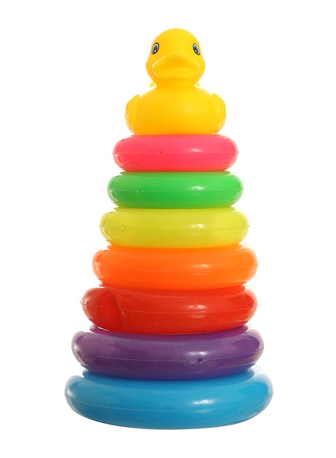 7-Piece Stacking Ring With Duck Toy