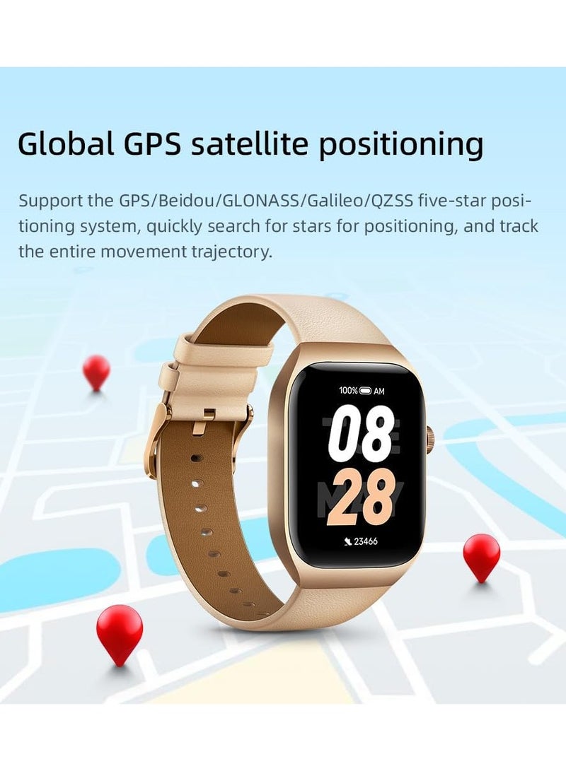 Mibro Smart Watch T2 (Light Gold) - 1.75