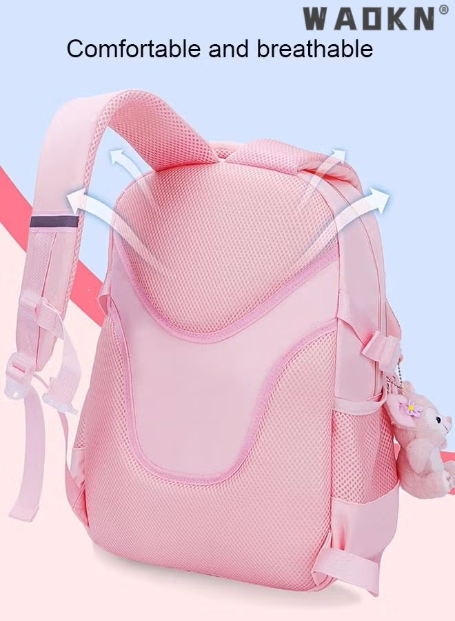 Girls School Backpacks Book Bag with Compartments for Teen Girl Kid Students Elementary School Kids' School Bag Anti Theft Women Casual Daypack