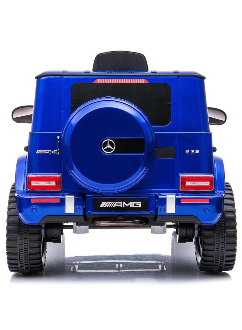 12V Mercedes Benz G63 Kids Ride on Car Jeep - Painting Blue