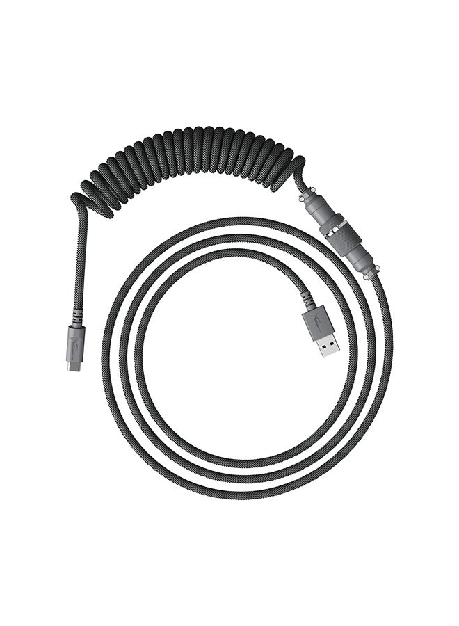 Hyperx Coiled Cable - Grey - 1.37m