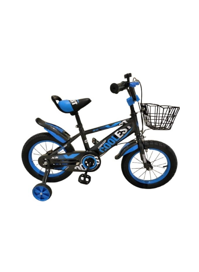 Shard Kids bike Children Bicycle 16 Inches Blue For Ages 4-7 Years With Training Wheels basket bell