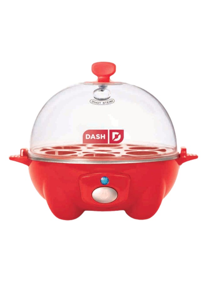 Rapid Egg Cooker, Red & Clear – 360W