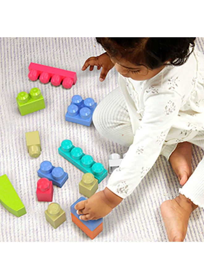 Mega Bloks 1St Builders Bldg Bag 60Pcs Pink