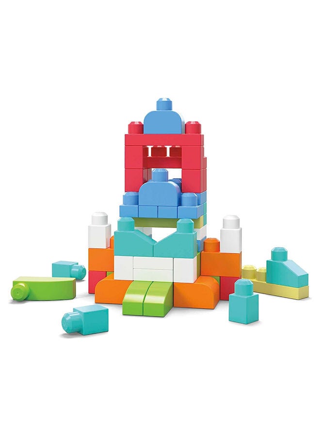 Mega Bloks 1St Builders Bldg Bag 60Pcs Pink