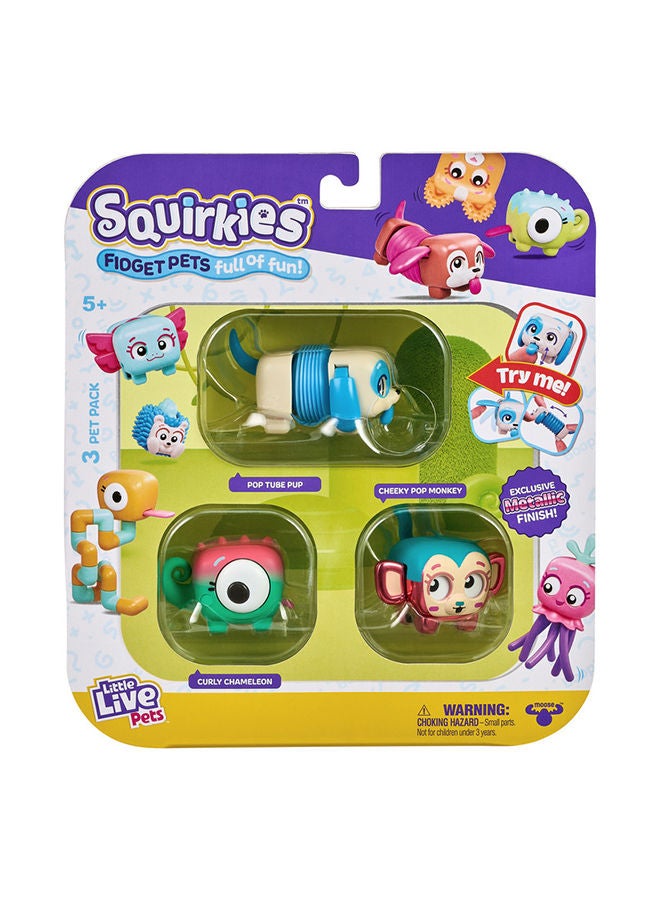 Llp Squirkies S1 3Pk- Metallic Cheeky Pop Monkey