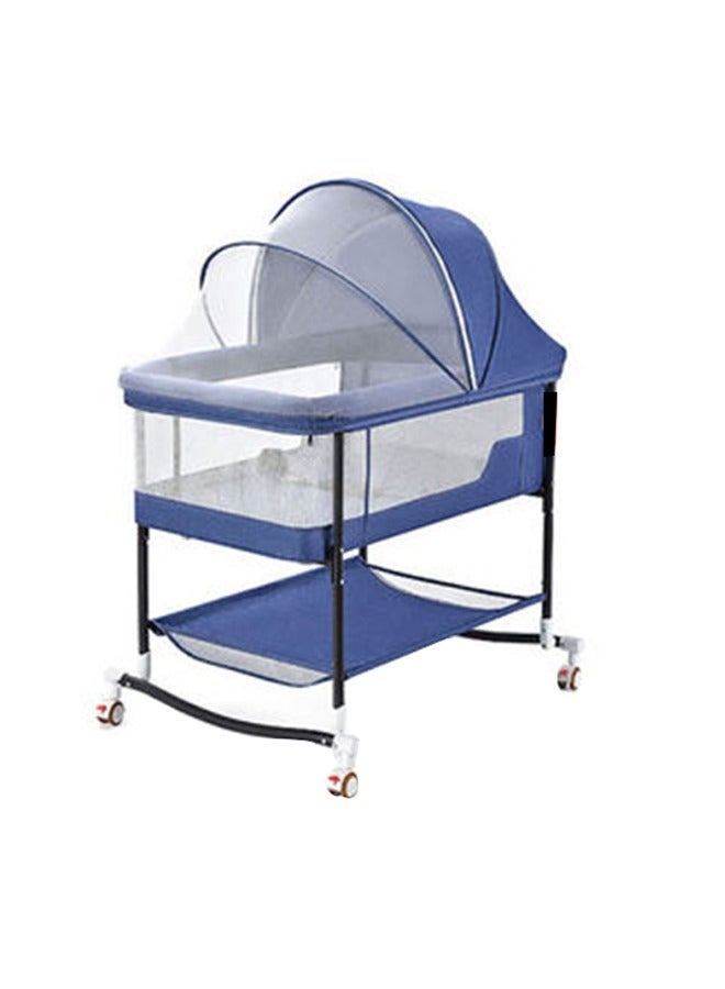 Portable Folding Crib Newborn Baby Sleeping Cradle Large Adjustable Bed