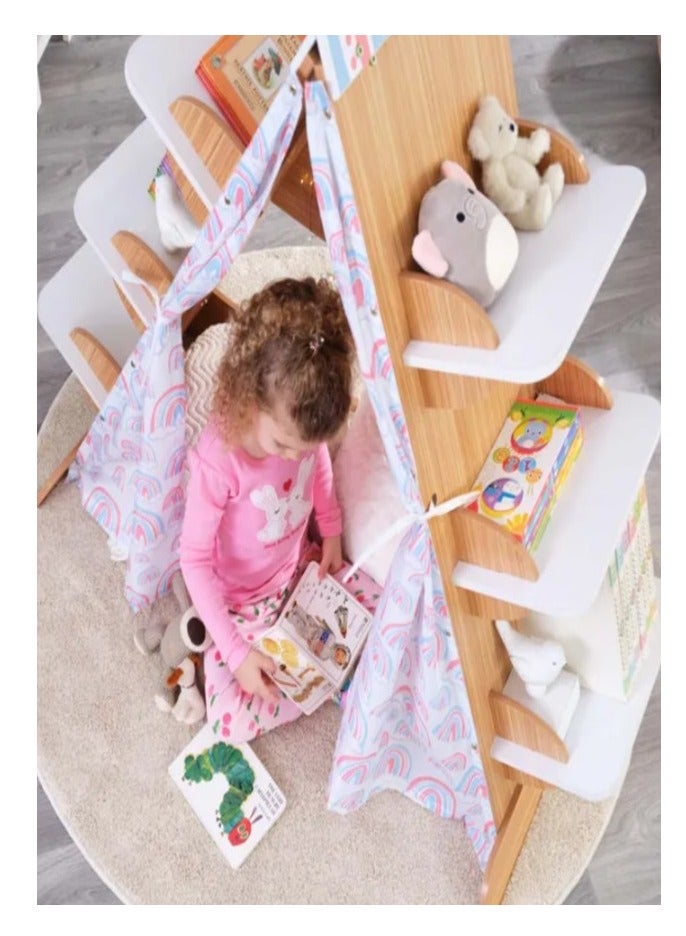 Book Nook Tent with Shelves