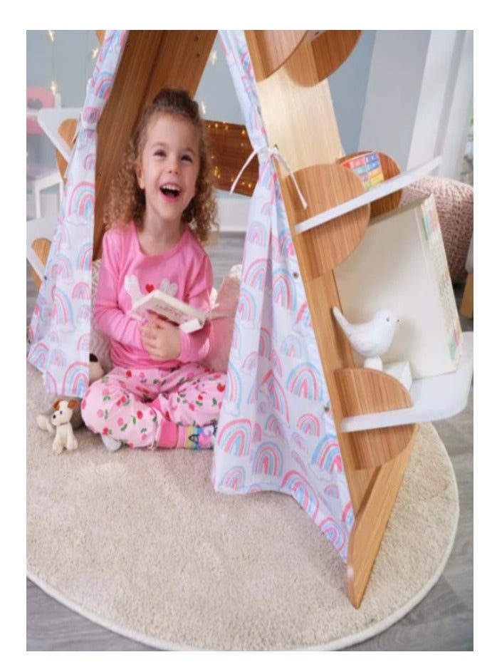 Book Nook Tent with Shelves