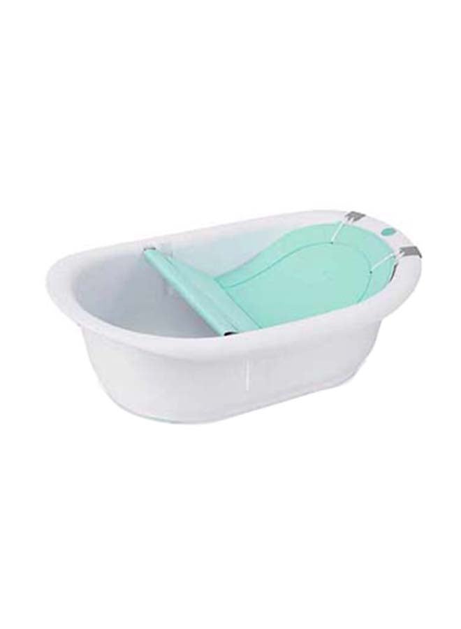 4-In-1 Grow-With-Me Bath Tub - White/Teal