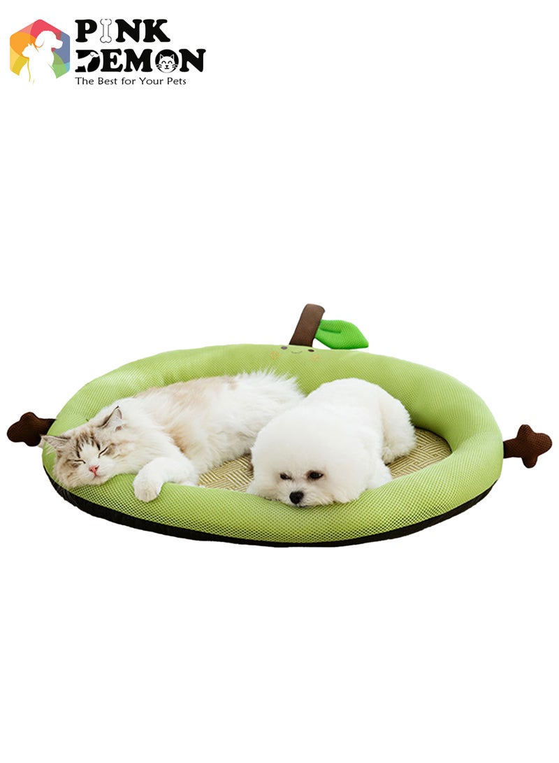Comfortable and breathable cartoon fruit-shaped pet bed, pet mat, breathable Teddy dog house, suitable for any pet within 10kg