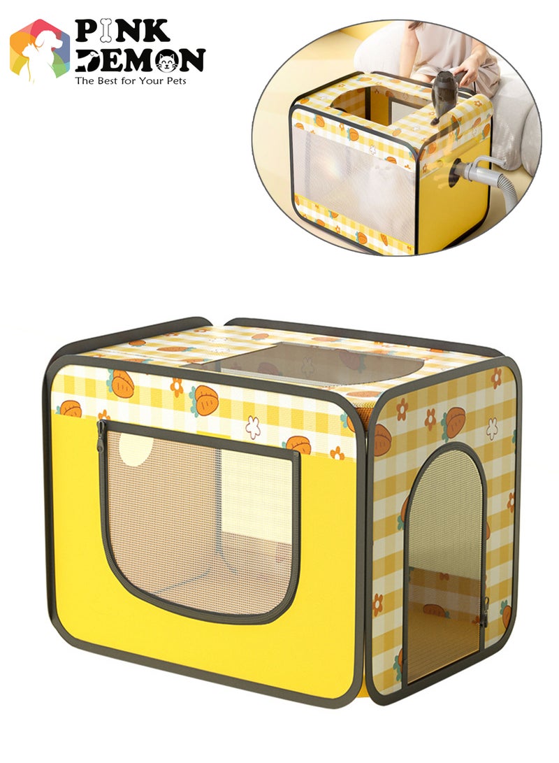 Multifunctional Foldable Pet Dryer Box Portable Pet Bathing Dryer Box