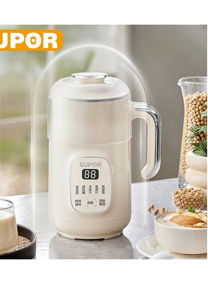 800ML Soymilk Machine Mini Food Blender 316L Stainless Steel Electric Juicer High Temperature Steam Cleaning Mixer