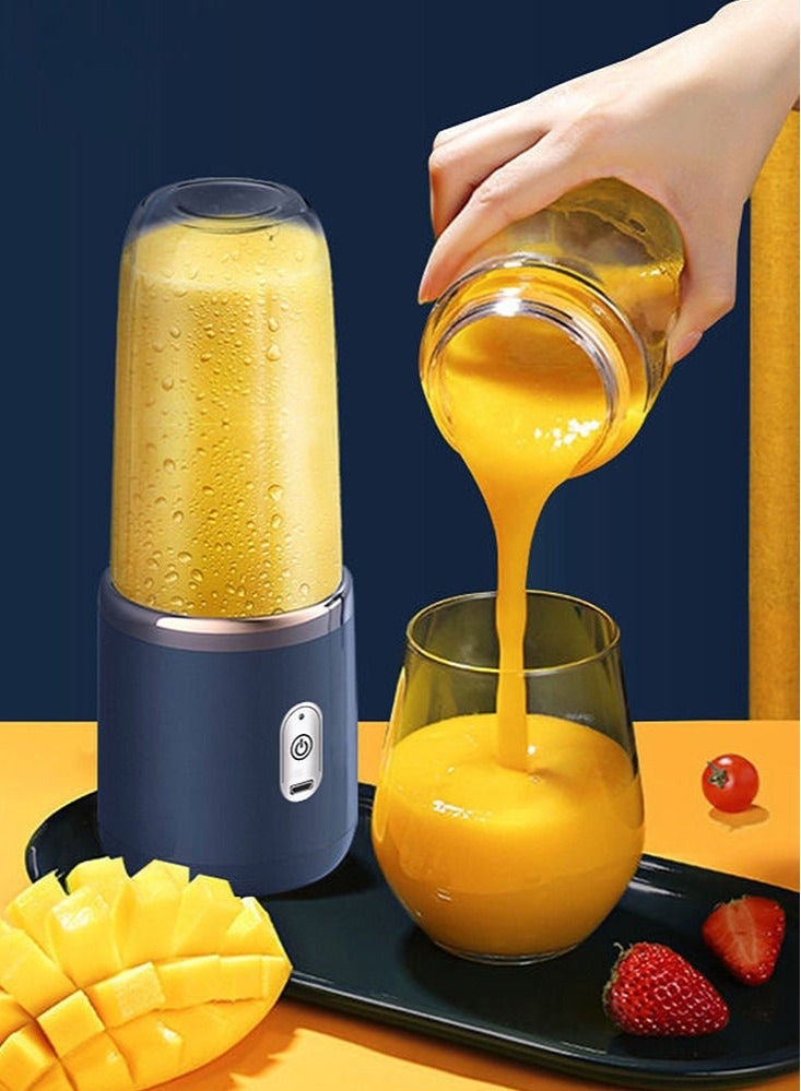 Mini mixer 40W Juice Blender Mini Portable Quick Blender Cup Personal Size Rechargeable USB Double Cup