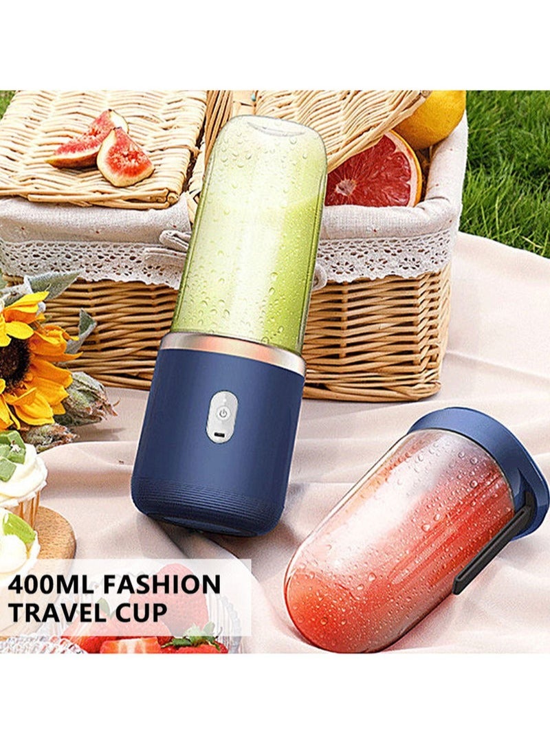 Mini mixer 40W Juice Blender Mini Portable Quick Blender Cup Personal Size Rechargeable USB Double Cup