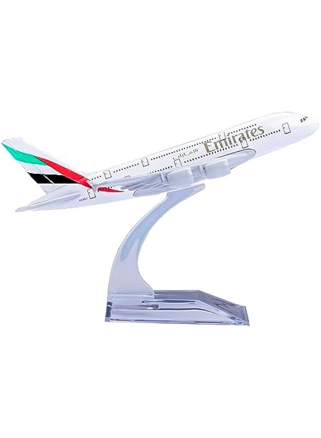 Model Plane 1:400 Scale Model A380 Model Airplane Diecast Airplanes Metal Plane Model for Gift