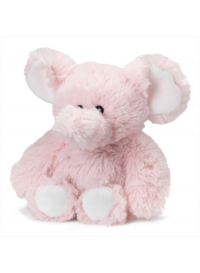 Intelex Warmies Microwavable French Lavender Scented Plush, Jr. Elephant, Pink, 6