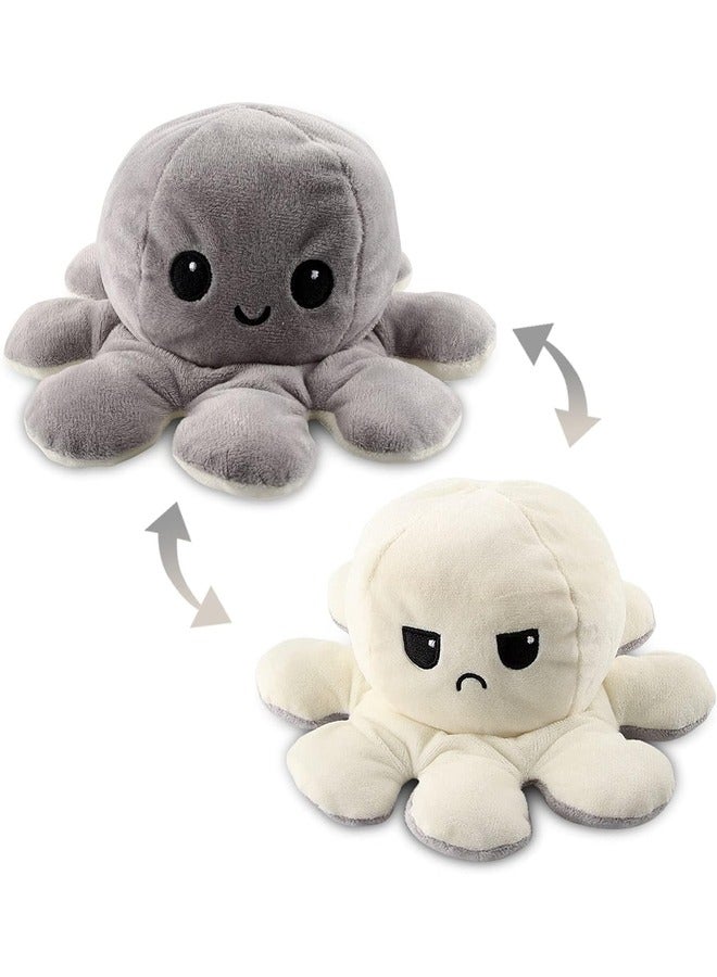 Cute And Adorable Reversible Both Side Different Expression Octopus Plush Toy