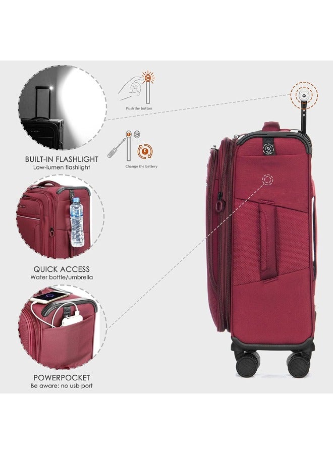 Softside and Lightweight Luggage Set of 3